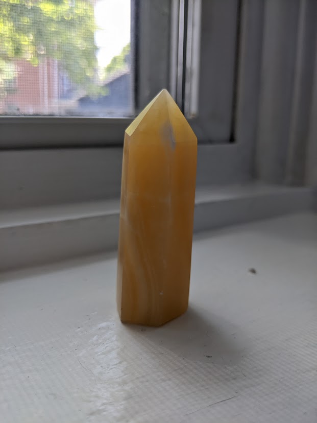 Yellow Calcite Tower