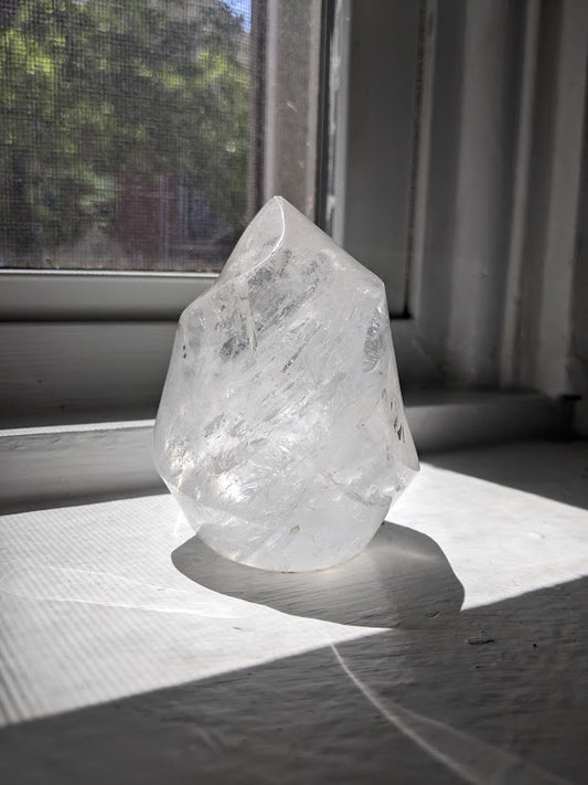 Clear Quartz Flame